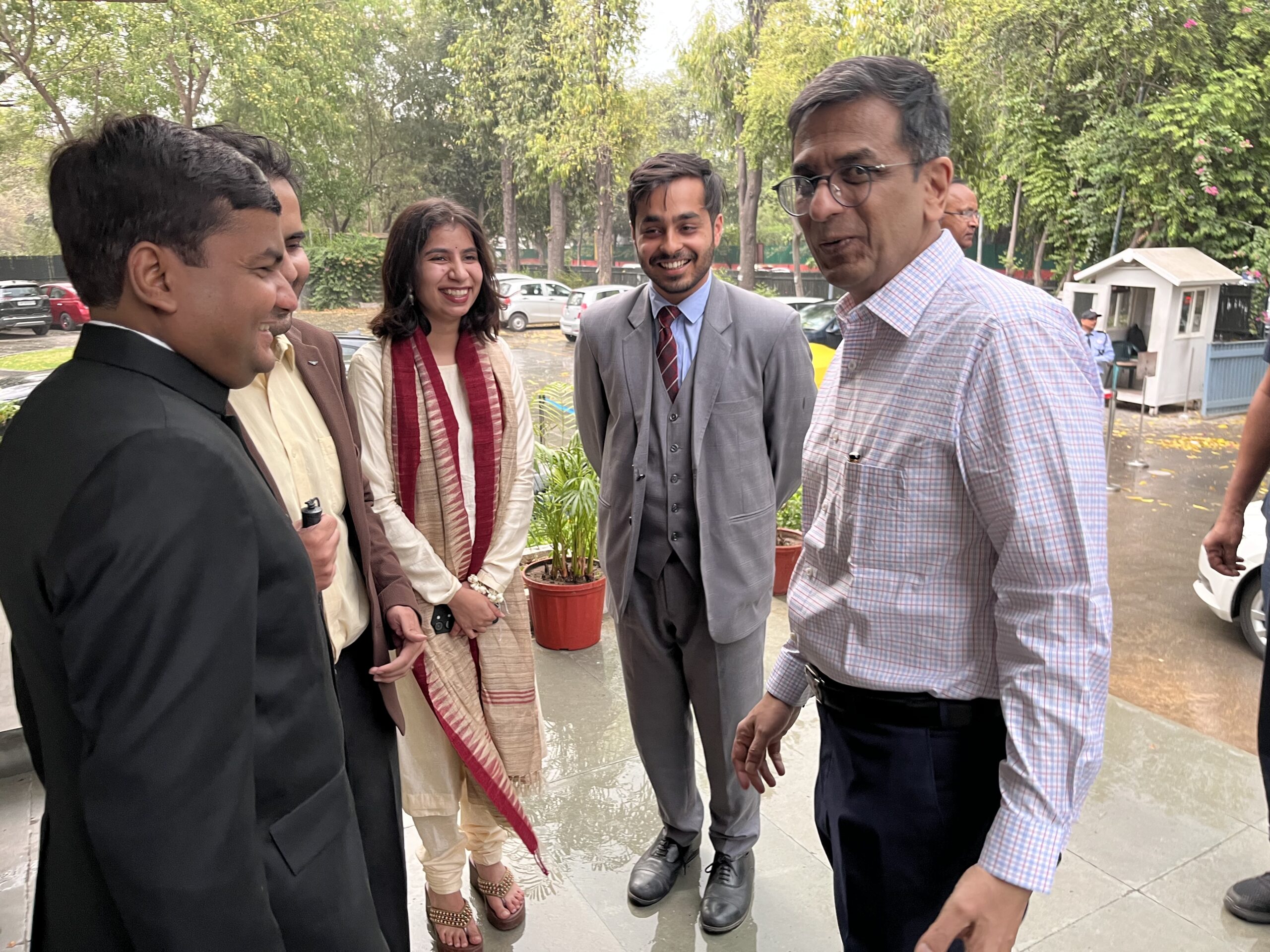 DY Chandrachud welcome