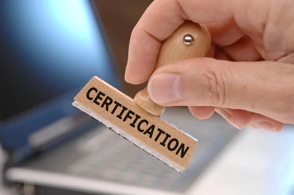 Certification stamp image